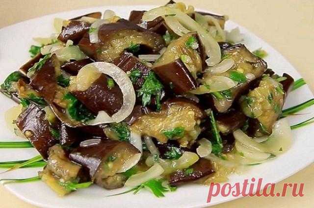 Аппетитные маринованные баклажаны — отличная закуска, которая подойдёт к любому гарниру на каждый день. — Ⴚα∂ ℨα୮০τ০Ᏸҡα