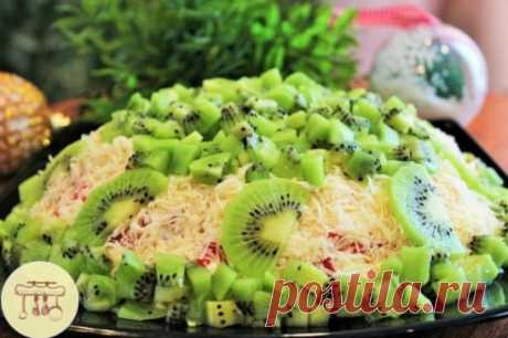 Салат *Изумрудная россыпь*  Вкусный салат к Новому году  
#салат