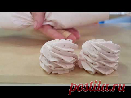 Работа с кондитерским мешком.Ошибки при отсадке зефира