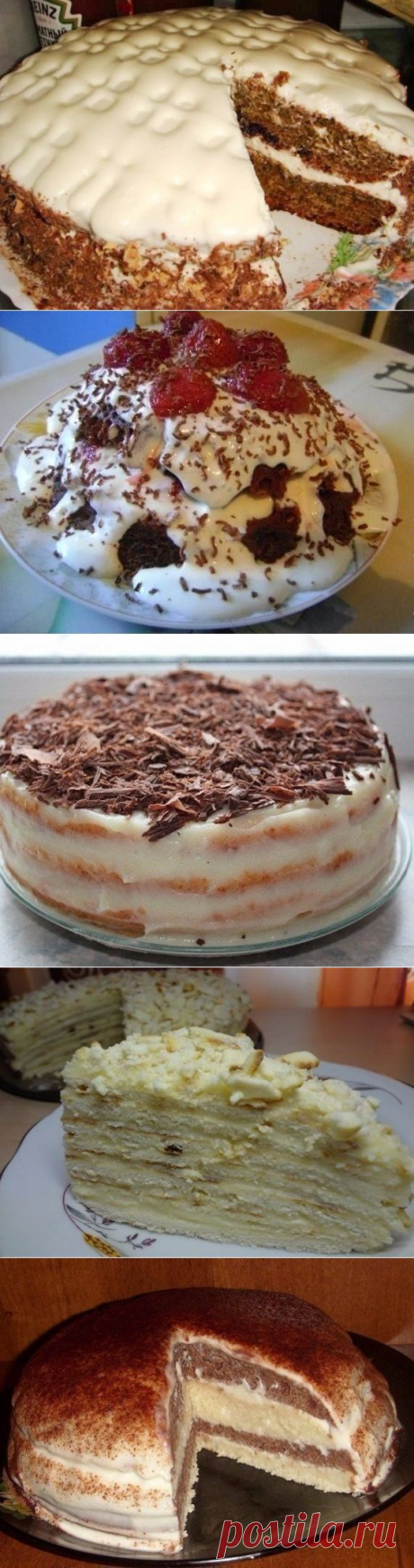 6 рецептов самых быстрых и вкусных тортов