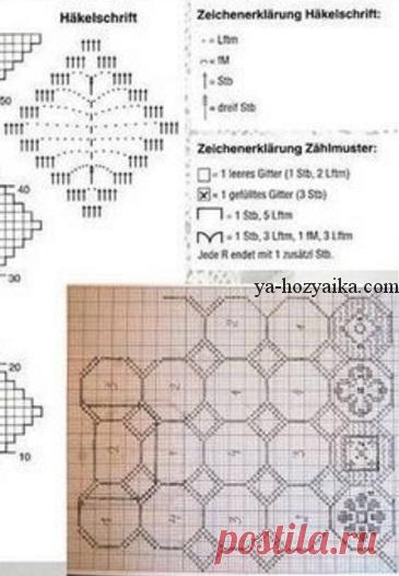 Филейный топ крючком из мотивов. Филейное вязание схемы кофточек