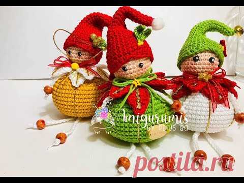 Esfera duende adorno amigurumis by Petus