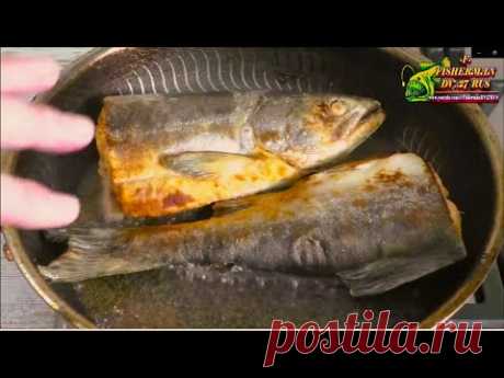 Горбуша в духовке в сливочном соусе, вы знаете как приготовить сочную горбушу? есть секрет смотрите.