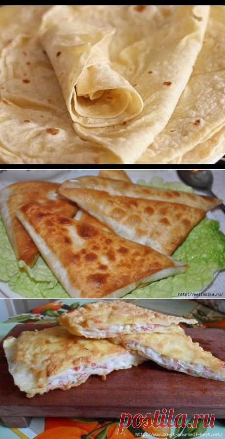 Очередное лакомство из тонкого лаваша