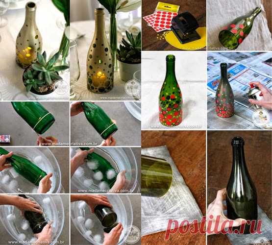 Реле: стеклянные подсвечники - DIY Домашнее украшение