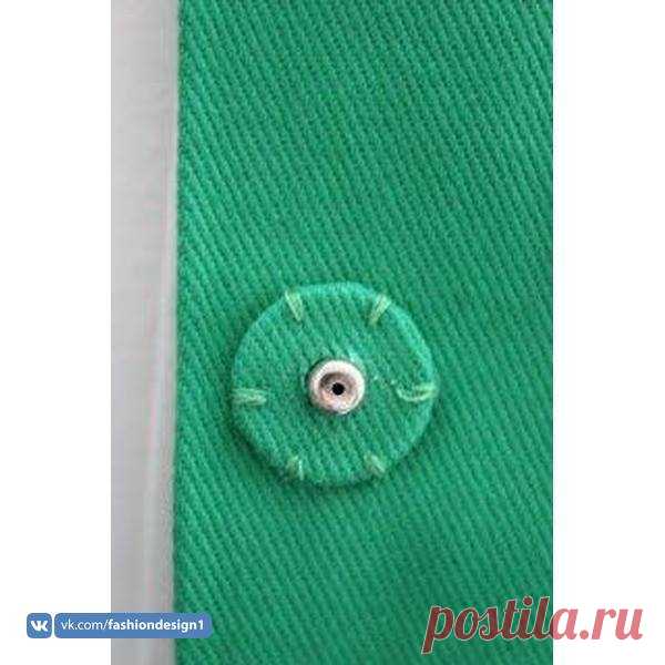 Как обтянуть кнопки тканью — Сделай сам, идеи для творчества - DIY Ideas