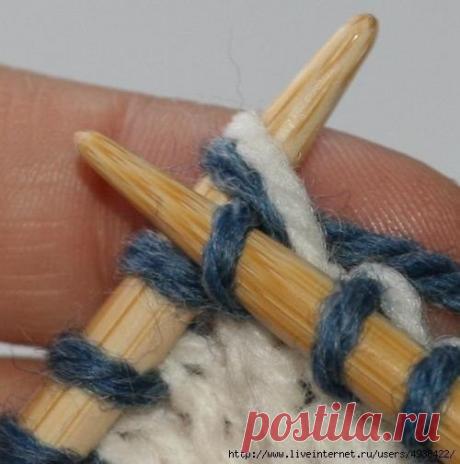 Незаметная смена цвета нити при круговом вязании (Уроки и МК по ВЯЗАНИЮ) | Журнал Вдохновение Рукодельницы