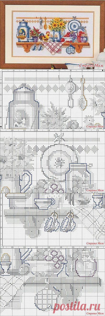 Летняя кухня: Дневник группы "Схемы для вышивки" - Страна Мам