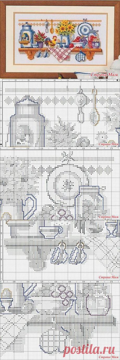 Летняя кухня: Дневник группы &quot;Схемы для вышивки&quot; - Страна Мам