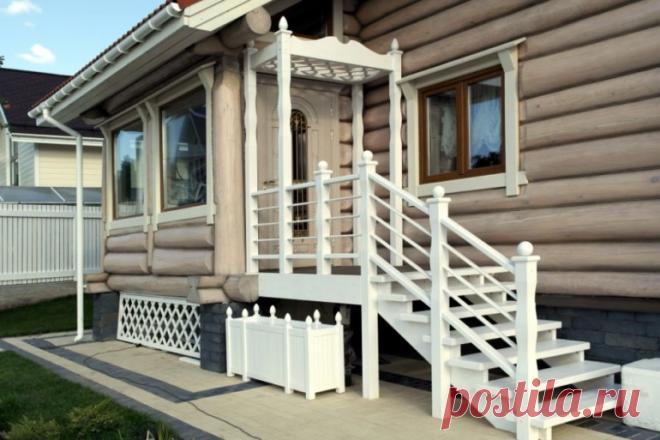 Как сделать красивое крыльцо для дачного домика - Журнал 