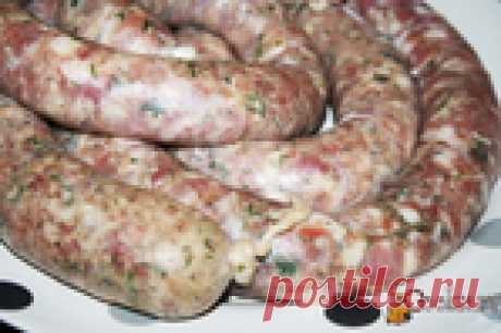 Домашняя свиная колбаса (полуфабрикат)