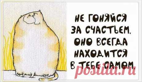 Не гонись за счастьем, оно всегда внутри тебя