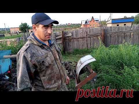переделка старого мульчера на новый лад - YouTube