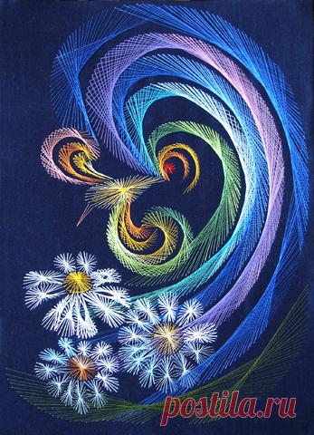 Интересная галерея. Изонить.