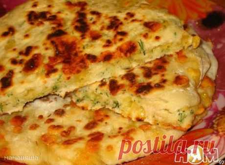 Молдавские плацинды на кефире с зелёным луком ,яйцом и сыром. Пальчики оближешь! - Искусство здоровой жизни