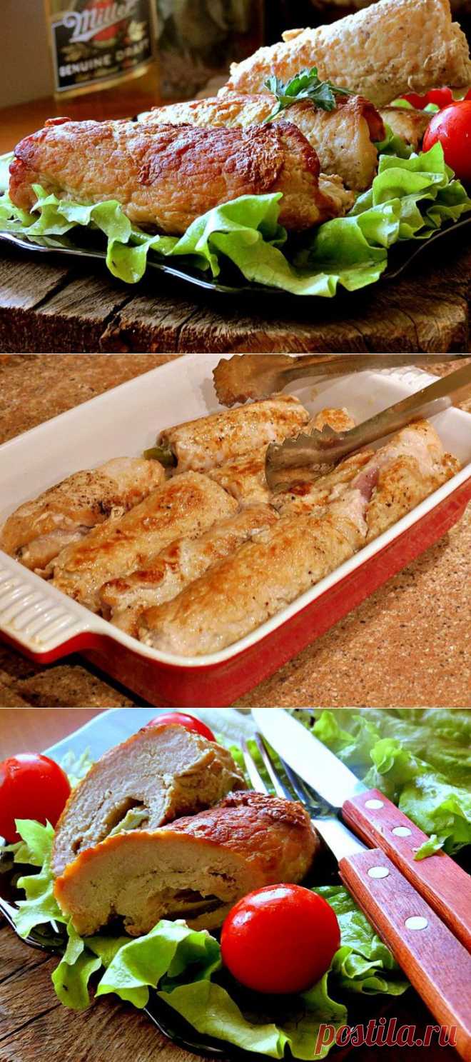 Огурчики в мясной "шубке".