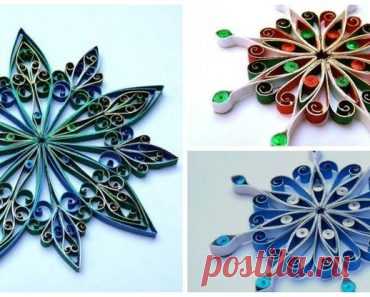 Как вырезать и клеить снежинки и звездочки - мастер классы со всего света