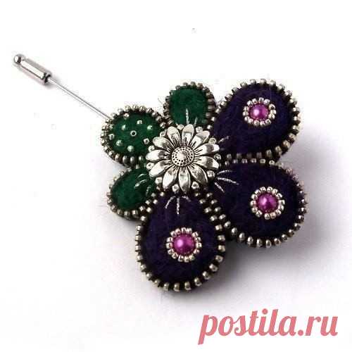 Украшения из молний