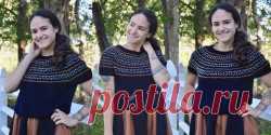 Укороченный пуловер Slip Stitch Crop - Вяжи.ру