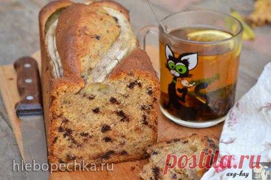 Банановый кекс с шоколадными каплями - Хлебопечка.ру