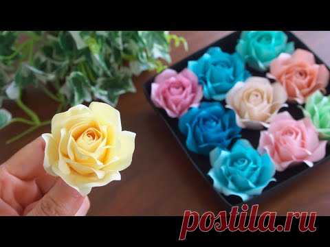 Как сделать бумажные розы - DIY How to Make Paper Roses