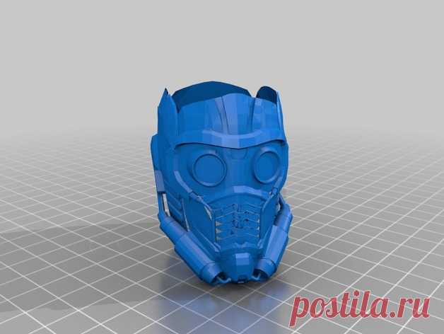 StarLord Helmet by Jace1969 An old file from my Pepakura making days that I discovered in Pepakura Designer you can export to .OBJ and in 