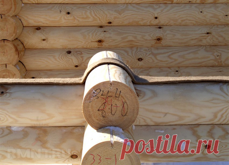 Конопатка швов сруба деревянного дома своими руками RMNT.RU