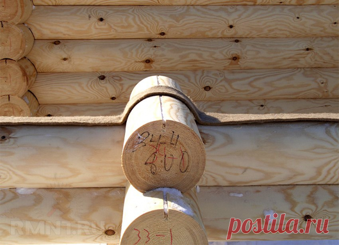 Конопатка швов сруба деревянного дома своими руками RMNT.RU
