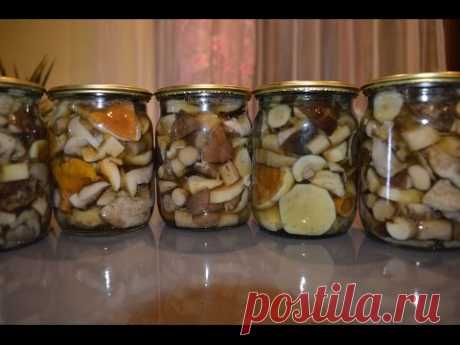 Маринованные грибы - Подробный рецепт