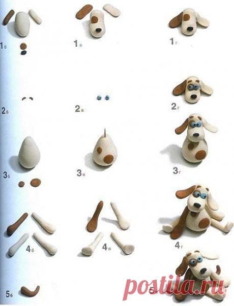 Лепим из пластилина