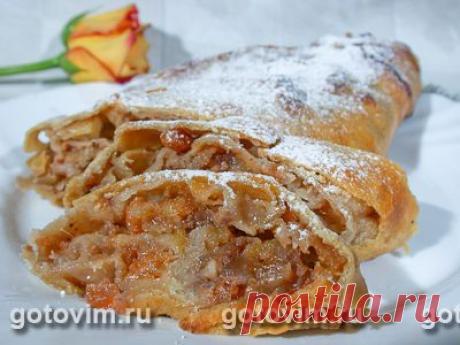 Штрудель с яблоками. Фото-рецепт / Готовим.РУ