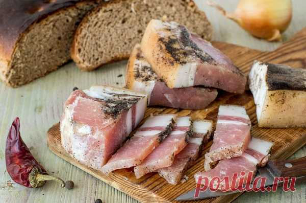 Засолка сала сухим способом «Вкуснее не бывает» — Сад Заготовка