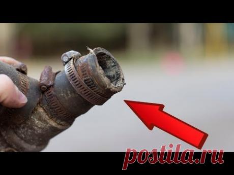 НИКОГДА НЕ СТАВЬТЕ ЭТИ ХОМУТЫ на патрубки иначе...