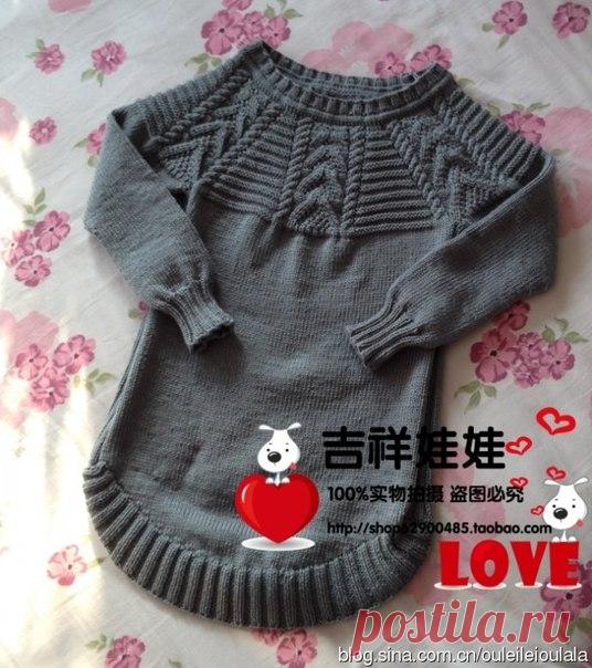 туника спицами