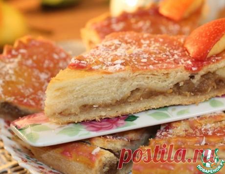 Мягкое яблочное пирожное с помадкой – кулинарный рецепт