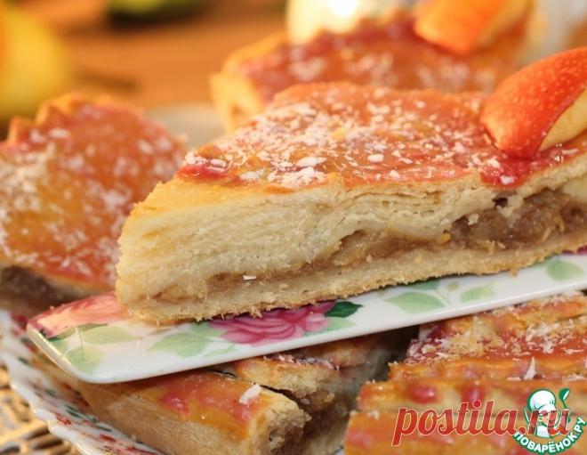 Мягкое яблочное пирожное с помадкой – кулинарный рецепт