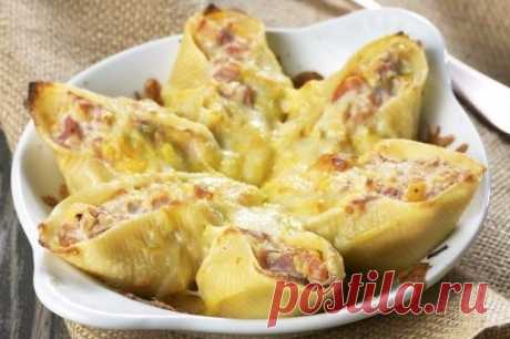 Конкильони с мясом