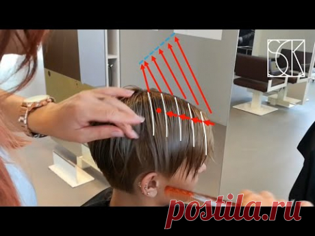 PIXIE HAIRCUT with UNDERCUT (updated version) by SANJA KARASMAN