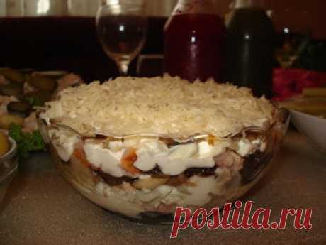 Лучшие кулинарные рецепты: Салат с курицей и черносливом