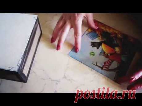 Быстрое наклеивание салфетки