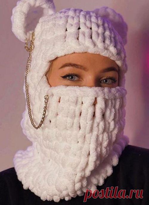 Балаклава: как связать спицами — самый простой вариант | Ух ты!