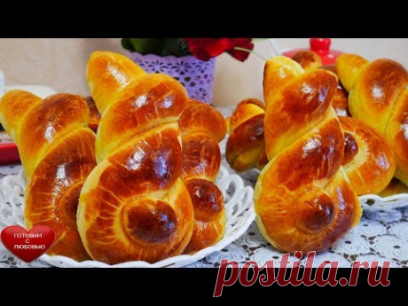 Нежные и вкусные булочки |ПАСХАЛЬНЫЕ КРОЛИКИ| маковая начинка| НОВЫЙ РЕЦЕПТ |выпечка рецепты| buns