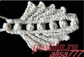 МК листика от alisa777 из осинки.