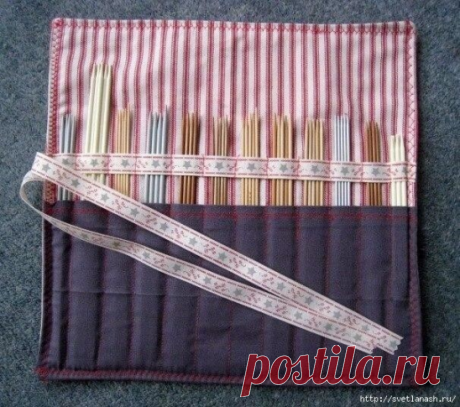 Чехол-органайзер для спиц. Подборка