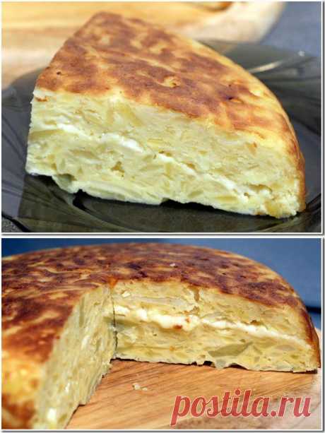 Картофельная запеканка со сметаной и сыром