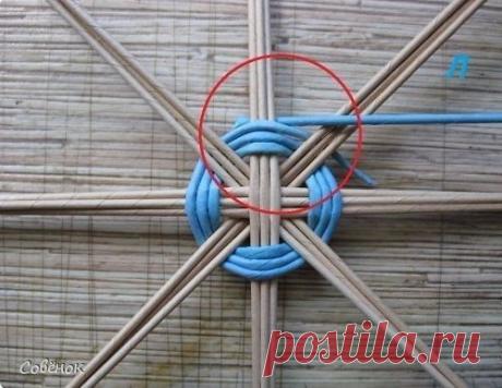 Плетем корзинку из газетных трубочек. Мастер-класс