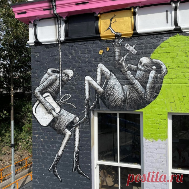 Монохромные персонажи комиксов Phlegm