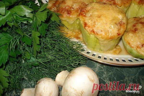 Кабачки, фаршированные грибами - пошаговый рецепт с фото на Повар.ру