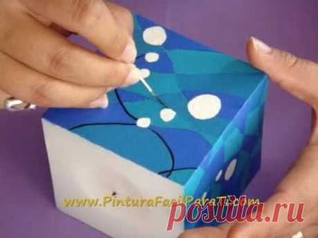 *Paint a Candle* Tutorial Como Pintar Velas 2 - Pintura Facil Para Ti.wmv