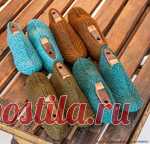Тапочки, следочки, носочки спицами. Мой мастер-класс.